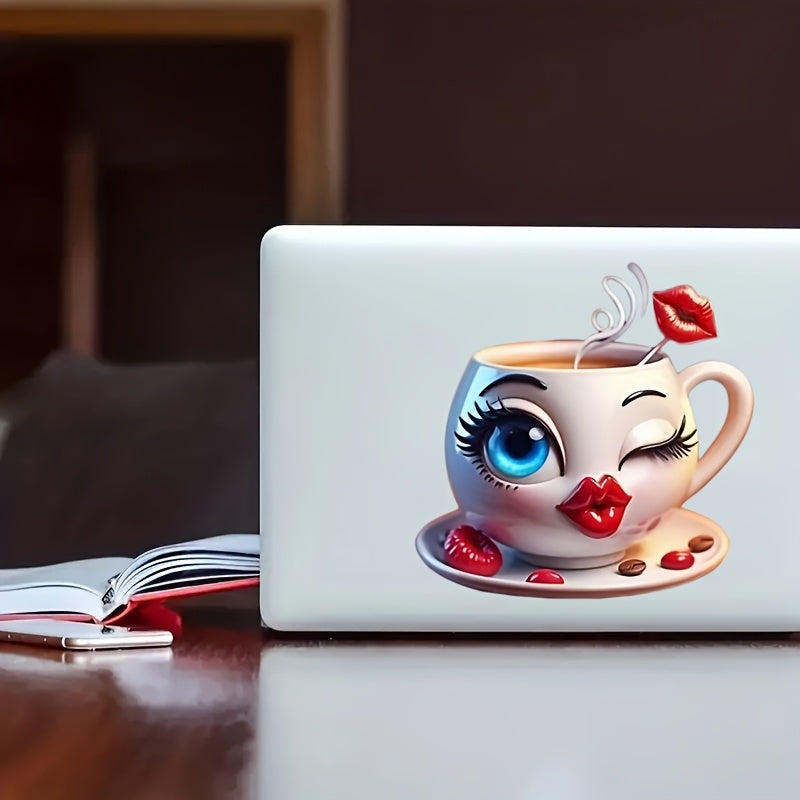 Cute Girl Vinyl Sticker Waterproof Decal for Cars Laptops Motorcycles