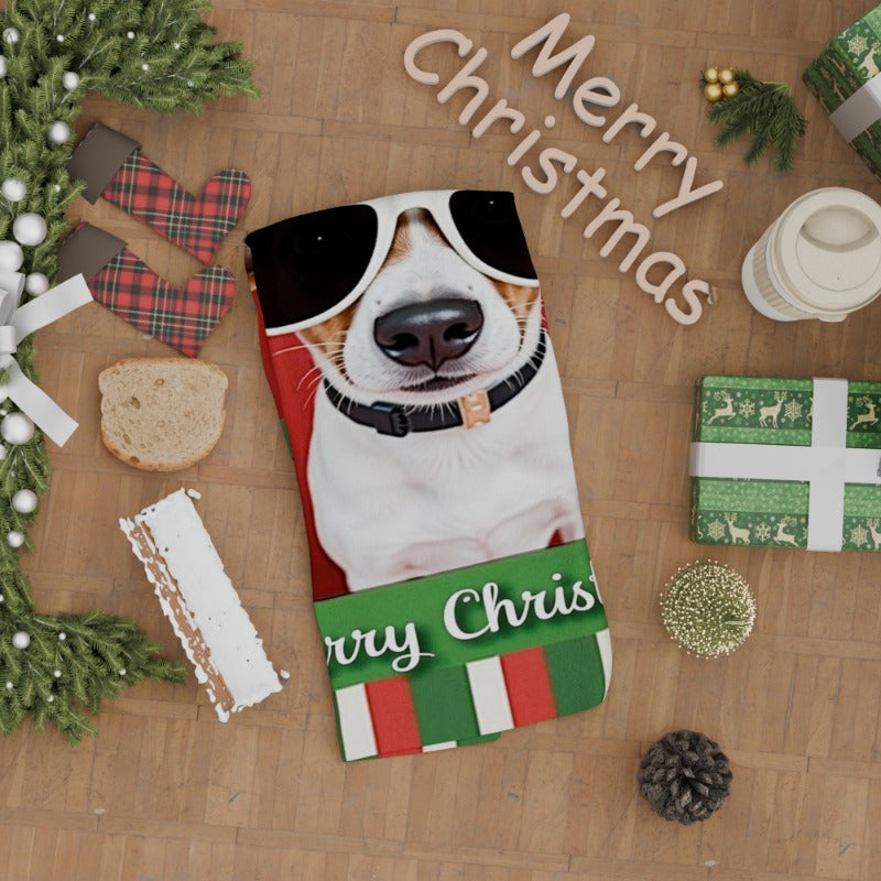 Christmas Snowflake Towel 18x66cm Soft Festive Winter Decor