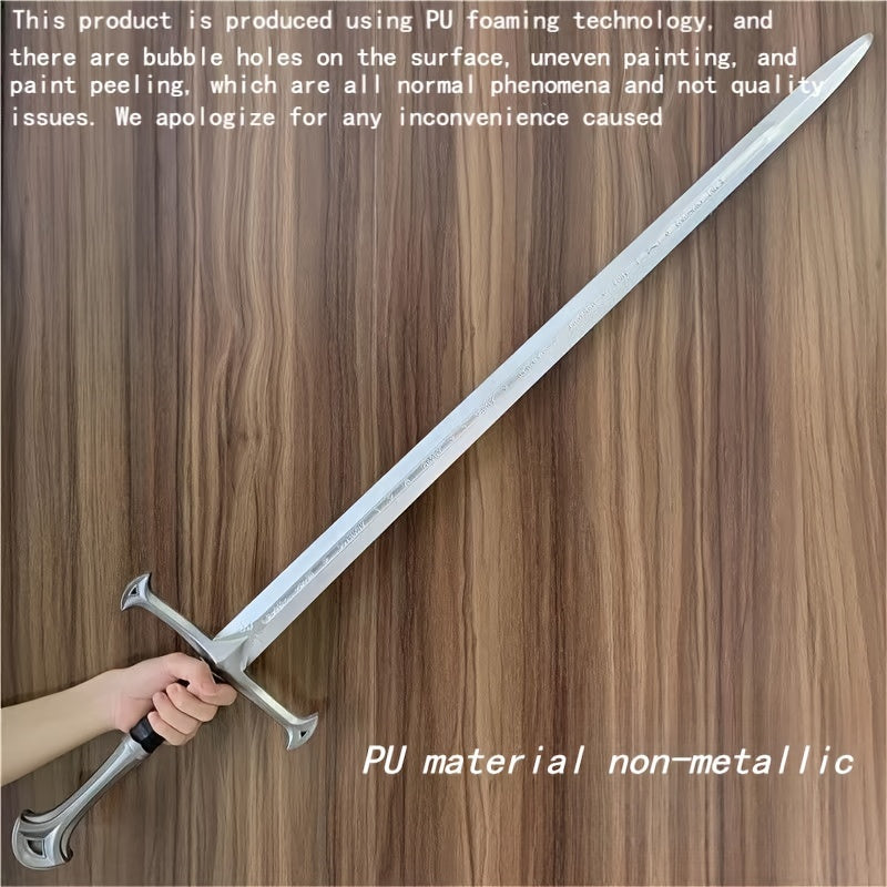 104.14 cm Hobbit Long Sword Role-Playing Weapon Polyurethane Silver Grey