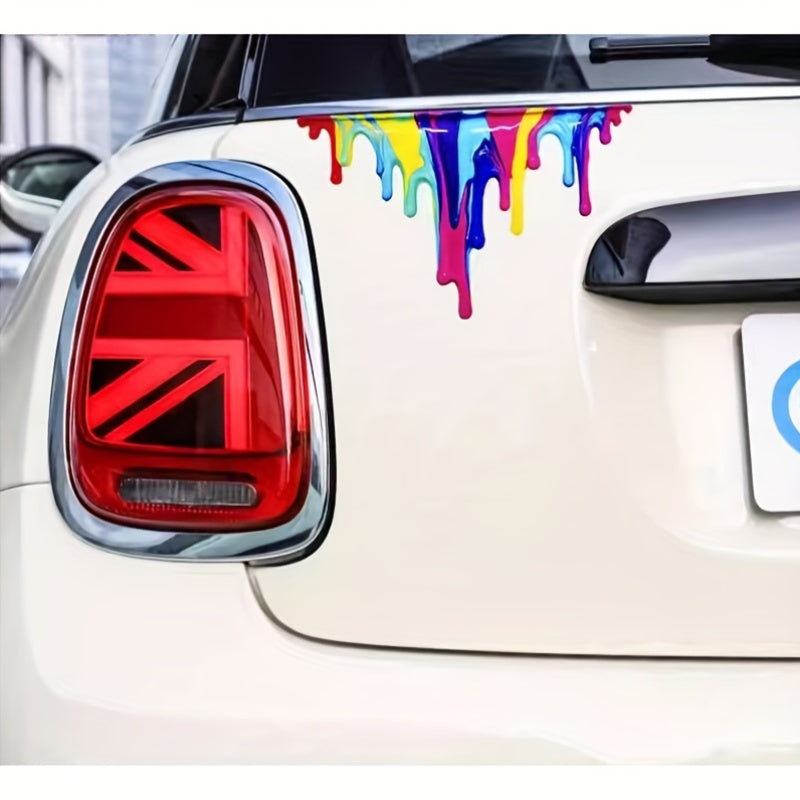Автомобильная виниловая наклейка водонепроницаемая краска капает царапина покрытие мотоцикл eBike наклейка на корпус