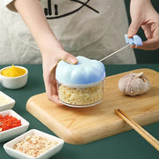 Multifunctional Manual Garlic Grinder and Meat Chopper Kitchen Tool