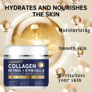 Crema facial de colágeno con retinol para todo tipo de piel 60g Hidratante reafirmante suavizante