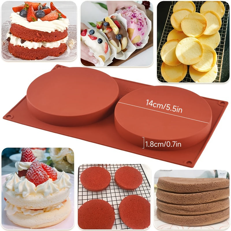 Pishirish va hunarmandchilik ehtiyojlari uchun 6 teshikli silikon qolip