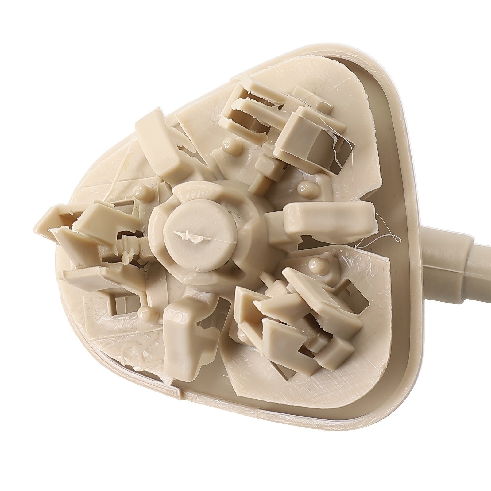 Sun Visor Clip Beige Plastic Metal Front Right for Cars Durable Easy Install