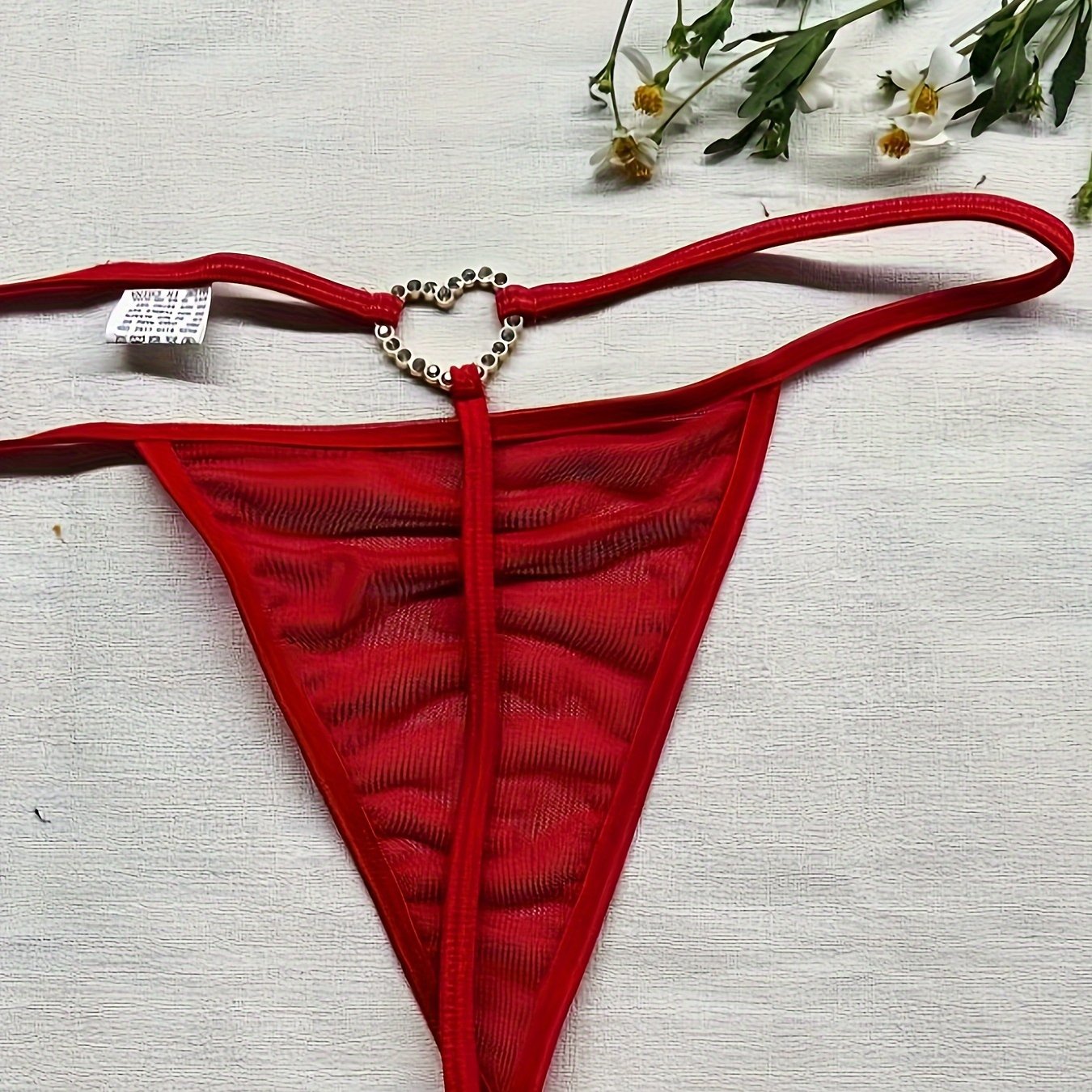 Women's Low Waist Thongs with Lace Detailing Sexy Lingerie