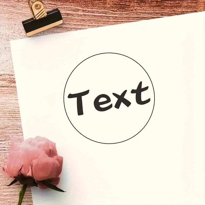 Ofis va maktab uchun shaxsiylashtirilgan dumaloq ABS muhr