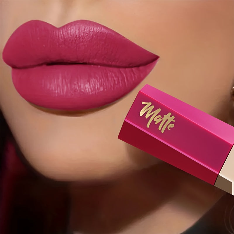 Women Waterproof Velvet Matte Lip Tint Long-Lasting Nude Lip Gloss