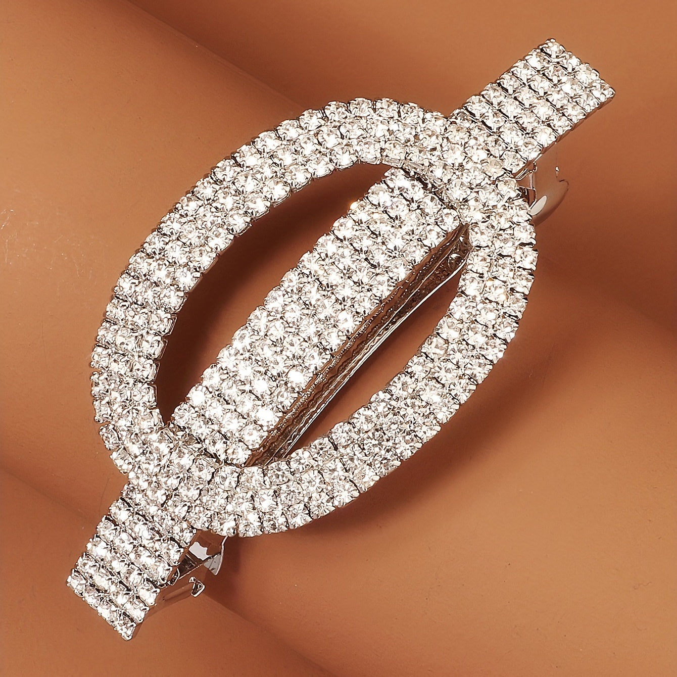 Non-slip Rhinestone Hair Clip for Women Elegant Head Jewelry Hair Accessories