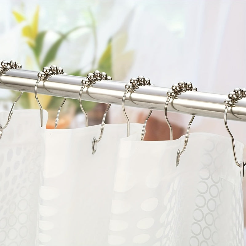 Set of 12 Novelty Stainless Steel Bathroom Hooks for Hanging Towels and Robes