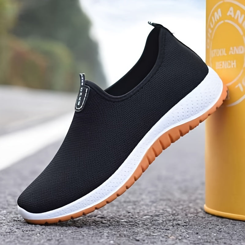 Women's Casual Slip-On Sneakers Breathable Fabric Rubber Sole All-Season Low Top