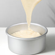 Aluminum Cake Pan Set Removable Bottom Oven-Safe for Chiffon Mousse 4/6/8/10 Inch