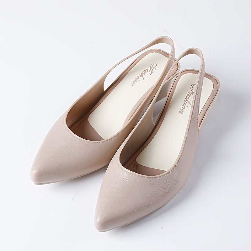 Zapatos de mujer negros con purpurina, mocasines con punta en forma de punta y correa en el tobillo