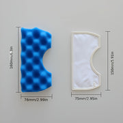 HEPA Filter for Vacuum Cleaners Blue Pleated Plastic Dust Filter Replacement