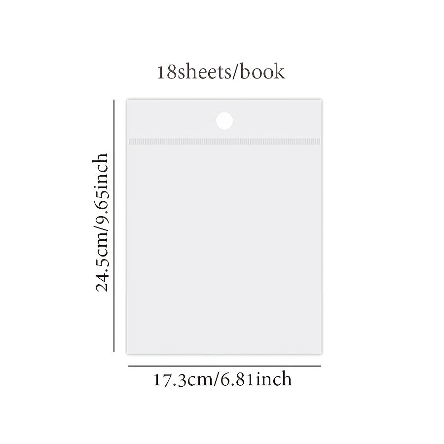 18-листовая книга с наклейками PET "Жизнь в провинции" для рукоделия, бутылок для воды, дневников