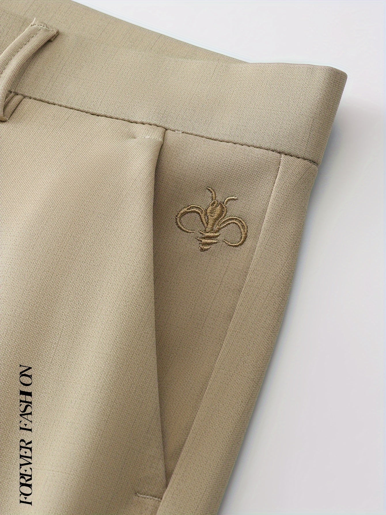 Pantalones de traje con estampado animal para hombre, poliéster elástico, formal, fiesta, boda, exterior, con bolsillos