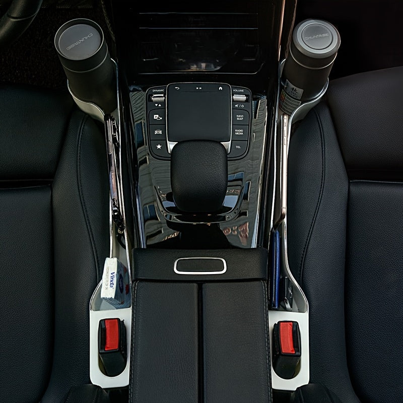 Old va orqa o'rindiqlar uchun universal mos keladigan avtomobil stakan ushlagichi to'plami, mato bo'lmagan material, haydash pozitsiyasi bilan mos keladi.