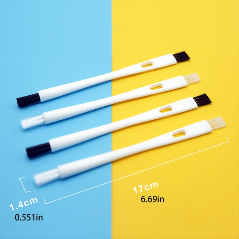 4 ta Espresso Mashinasi Tozalash Cho'tkalari - Qahva maydalagichlari va mashinalarini saqlash uchun plastik tukli tozalovchilar