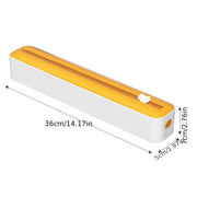 Fresh-Keeping Film Cutter with Suction Cup Adjustable Household Storage Organizer