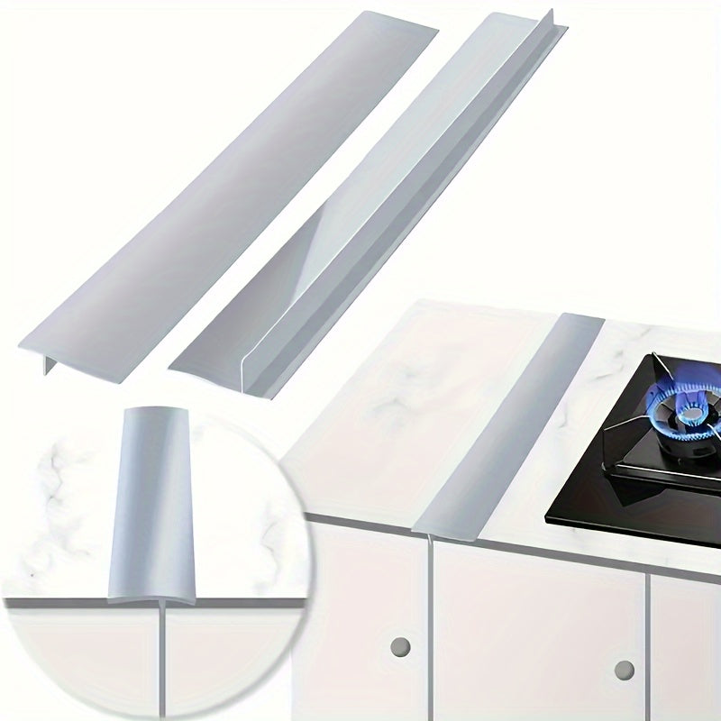 Oshxona stol uchun issiqlikka chidamli silikon bo'shliq to'ldiruvchi, 21 dyuym uzunlikdagi qopqoq, to'kilishni oldini oluvchi yopinglar