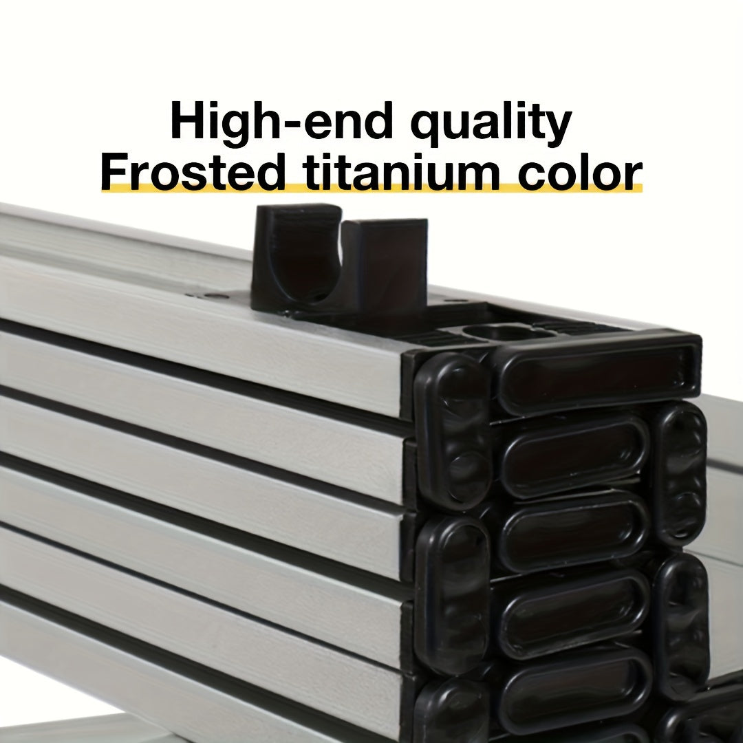 Foldable Outdoor Camping Table Durable Golden Material Roll-Up Design