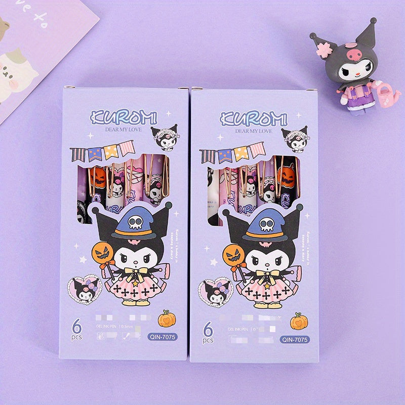 Gel Pen Set with Bright Metal Clip Ergonomic Design Black Ink for Office and Creative Use