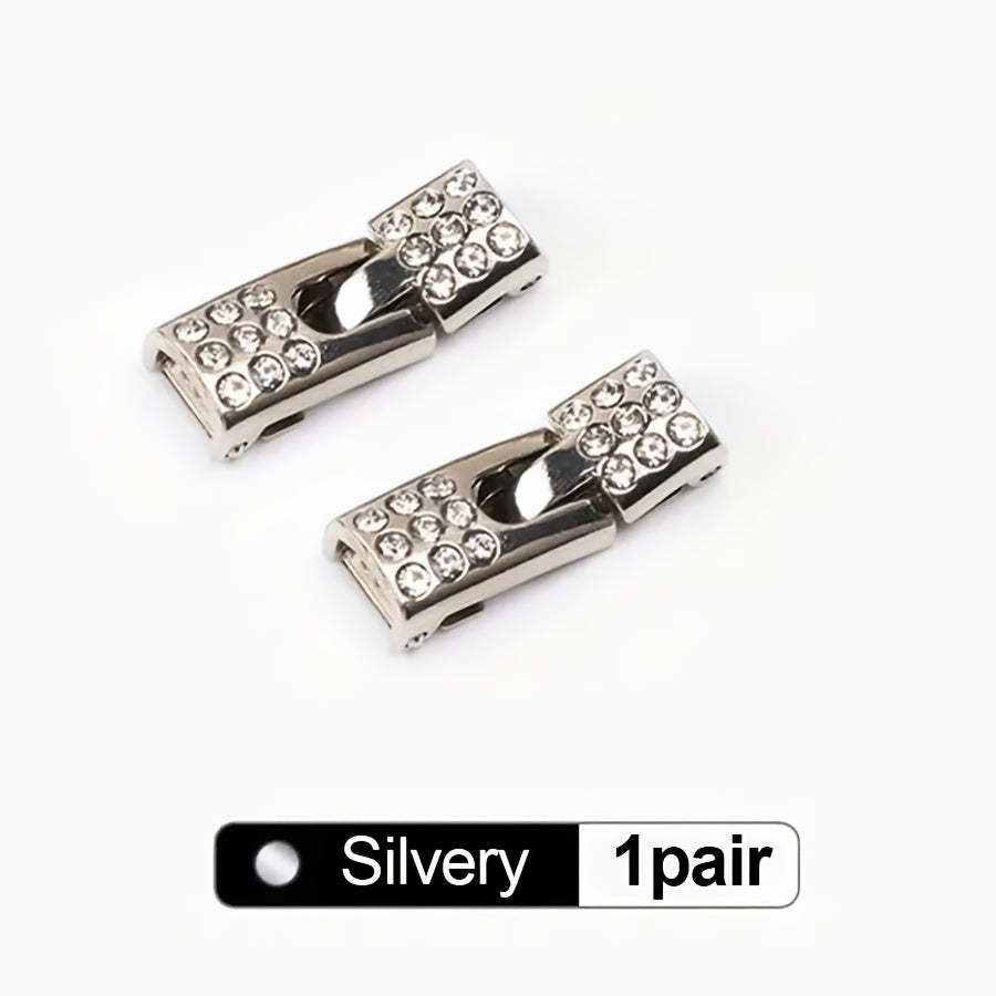 Unisex Plastic No-Tie Shoelace Buckles Shoe Accessories for Men and Women