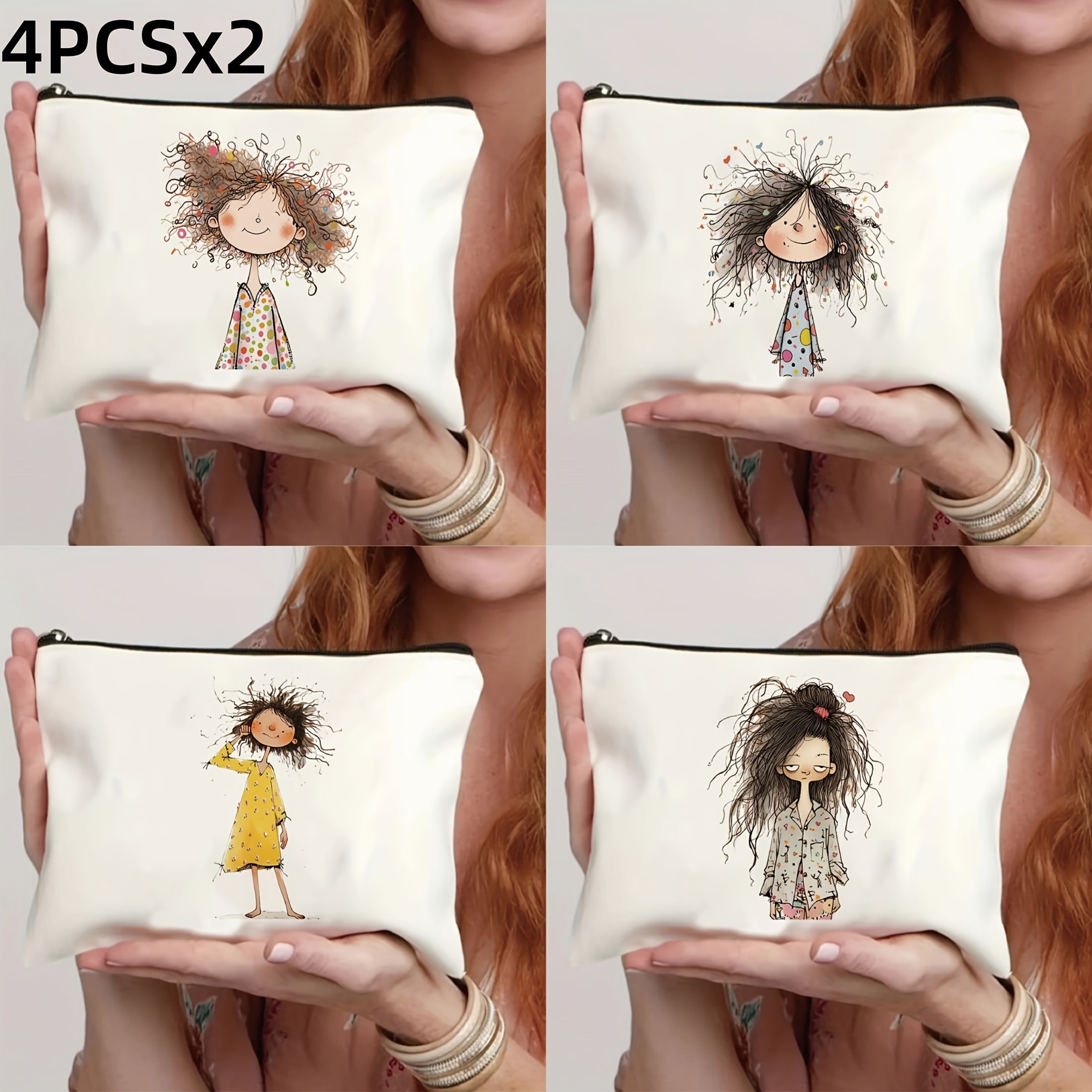 Durable Travel Cosmetic Pouch for Makeup and Teacher Gifts