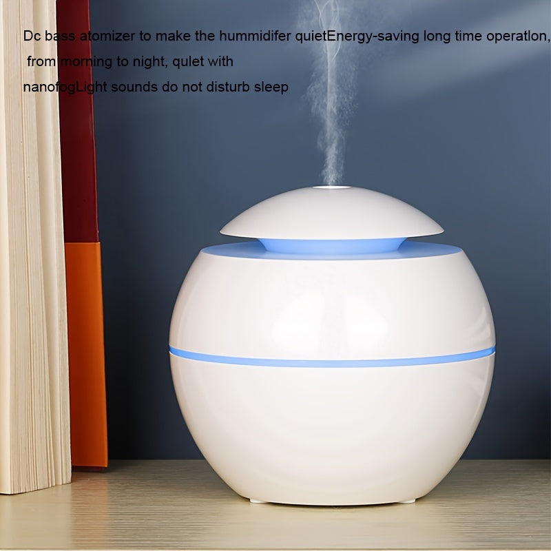 USB-Powered Cold Mist Humidifier and Essential Oil Diffuser for Bedroom Office Travel