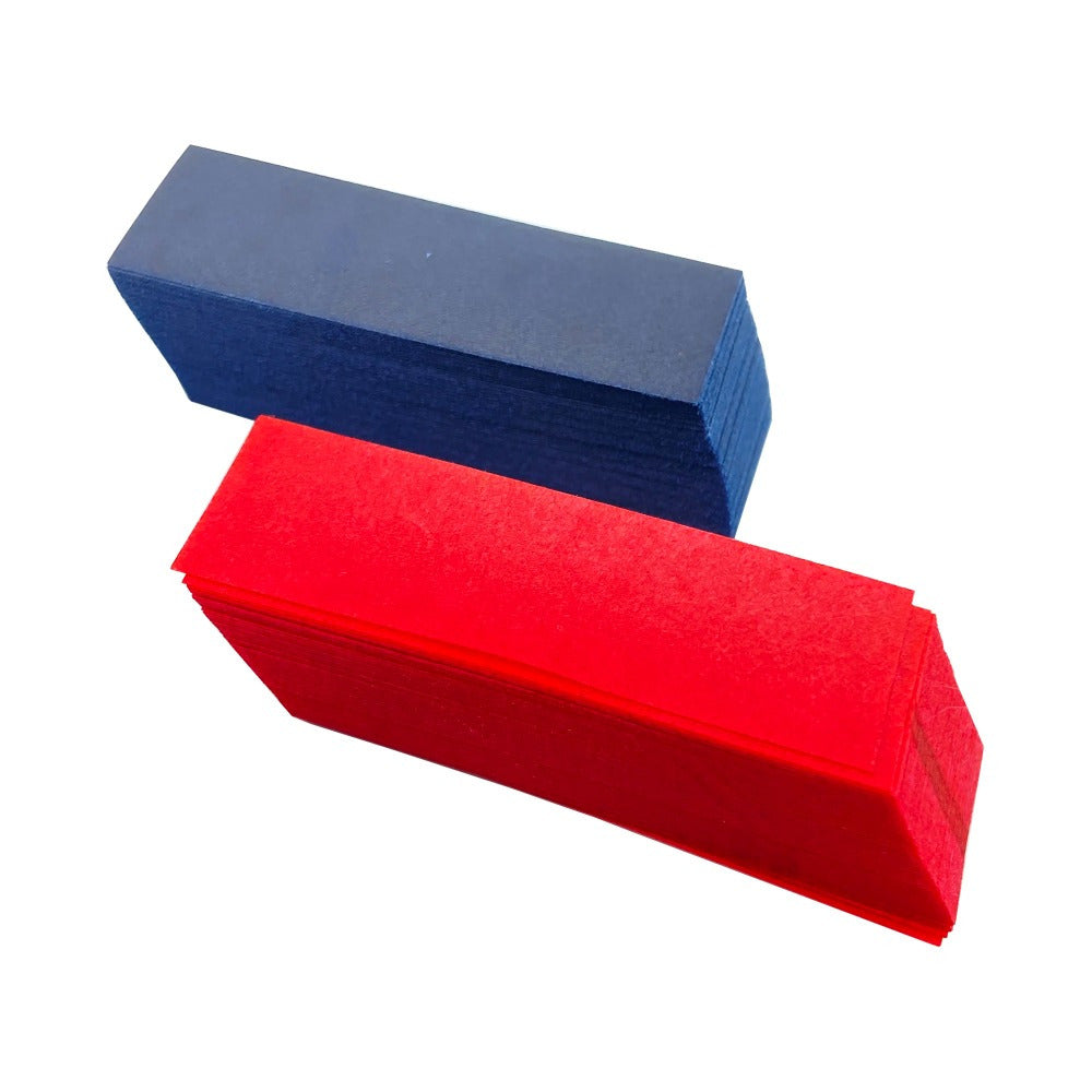 300 Sheets Dental Articulating Paper Red Blue 0.1mm Thick for Teeth Whitening and Oral Care