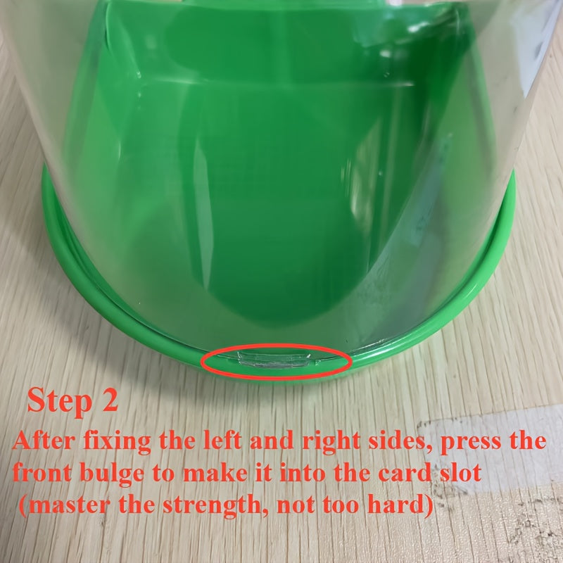 Clear Bird Bath for Parakeets Made from ABS Resin Cage Accessory