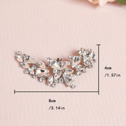 Women's Golden Diamond-Studded Shoe Clips for Shoes Bags and Pockets