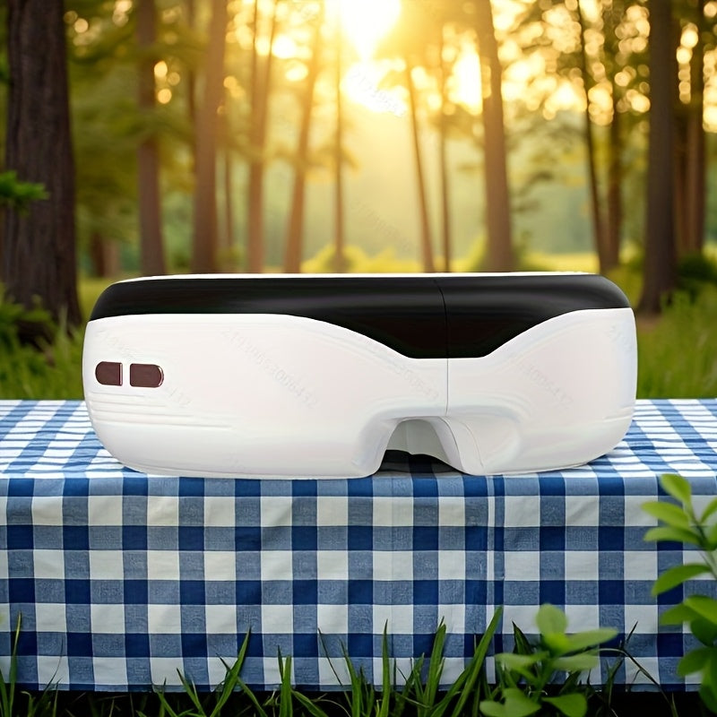 Portable Eye Massager with Vibration Heating Rechargeable Battery for Men Women