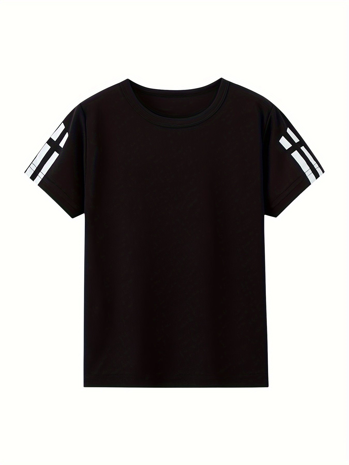 4-шт. летних сетчатых быстро сохнущих спортивных футболок для мальчиков, короткий рукав