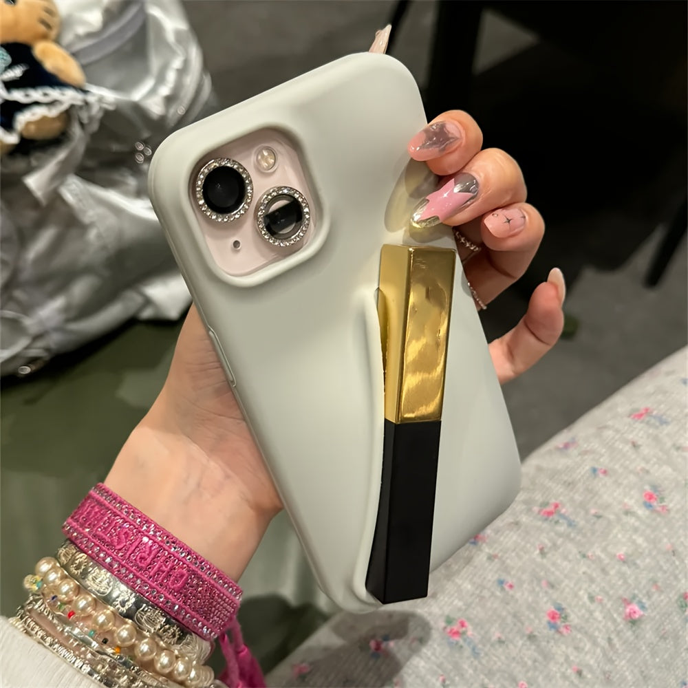 Luxury Silicone Phone Case for iPhone 11 Pro Max 12 13 14 15 with Ruched Design and Lens Protection