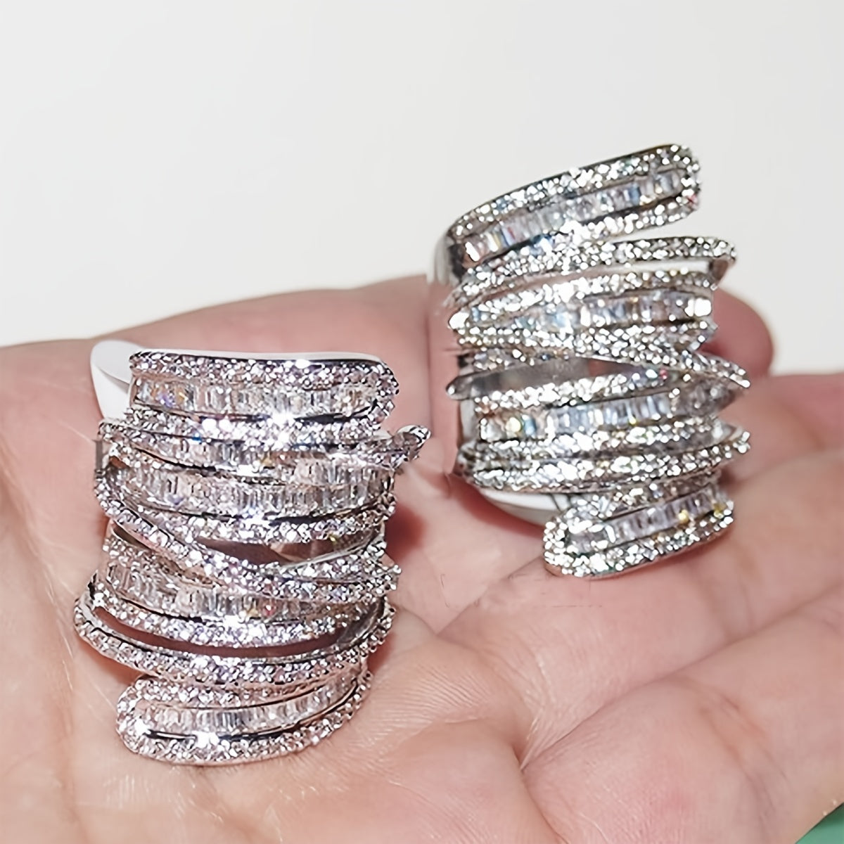 Zarif Zirkoniya Tug'ilgan Kun To'plami Halqasi - Ayollar Partiyalari, Banketlar va To'ylar uchun Mukammal