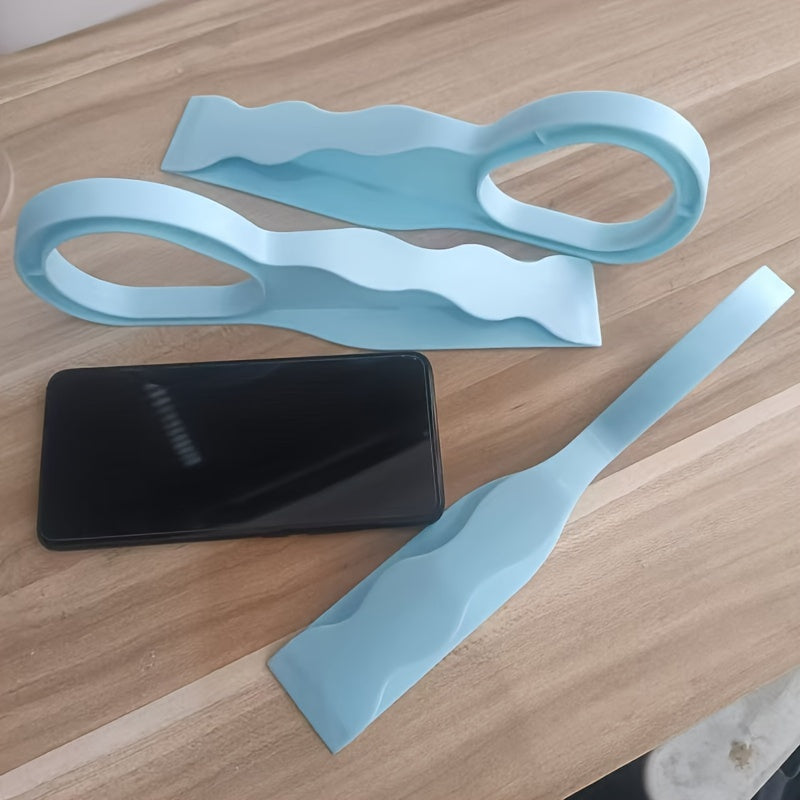 Set of 3 Ergonomic Bedding Blue Includes Mattress and Sheet Holders for Home Hotel