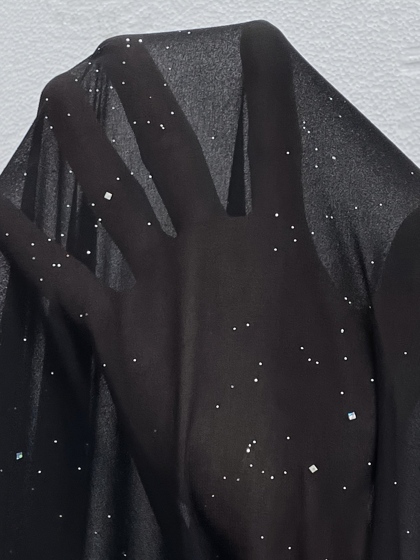 Vestido de poliéster ajustado para otoño e invierno con cuello redondo y color sólido