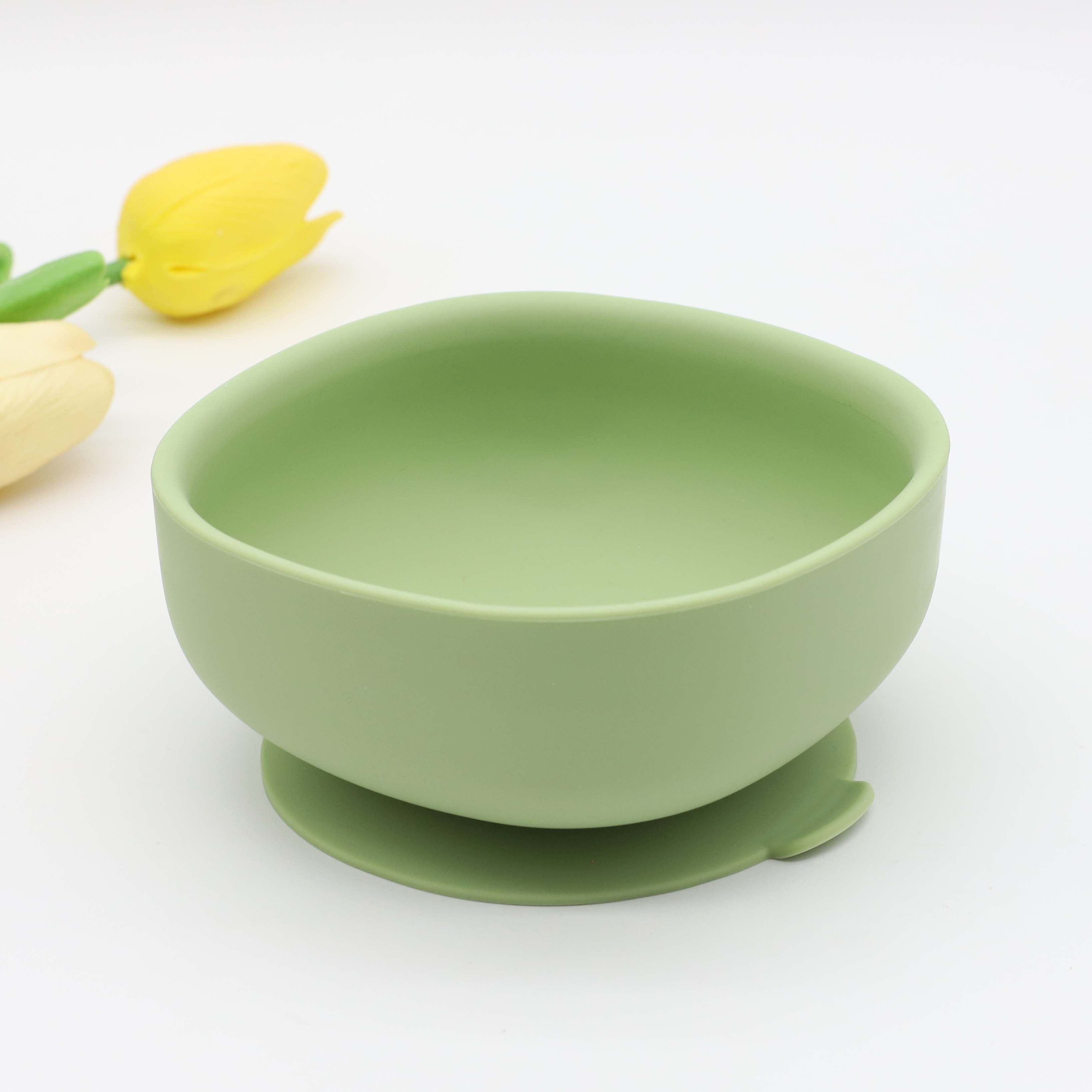 Silicone Suction Baby Feeding Bowl for Self-Feeding Food Grade Soft BPA-Free