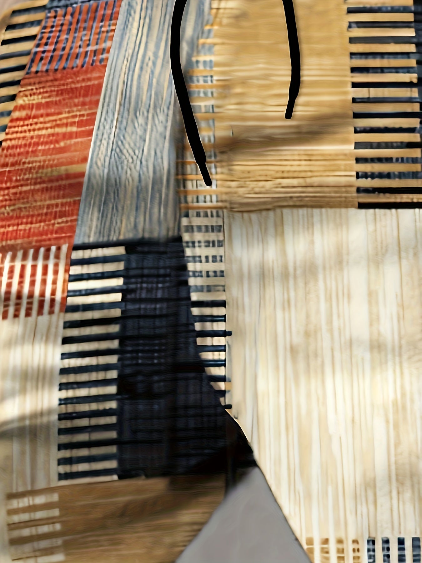 Plus-Size Men's Casual Sports Long Pants Polyester with Pockets