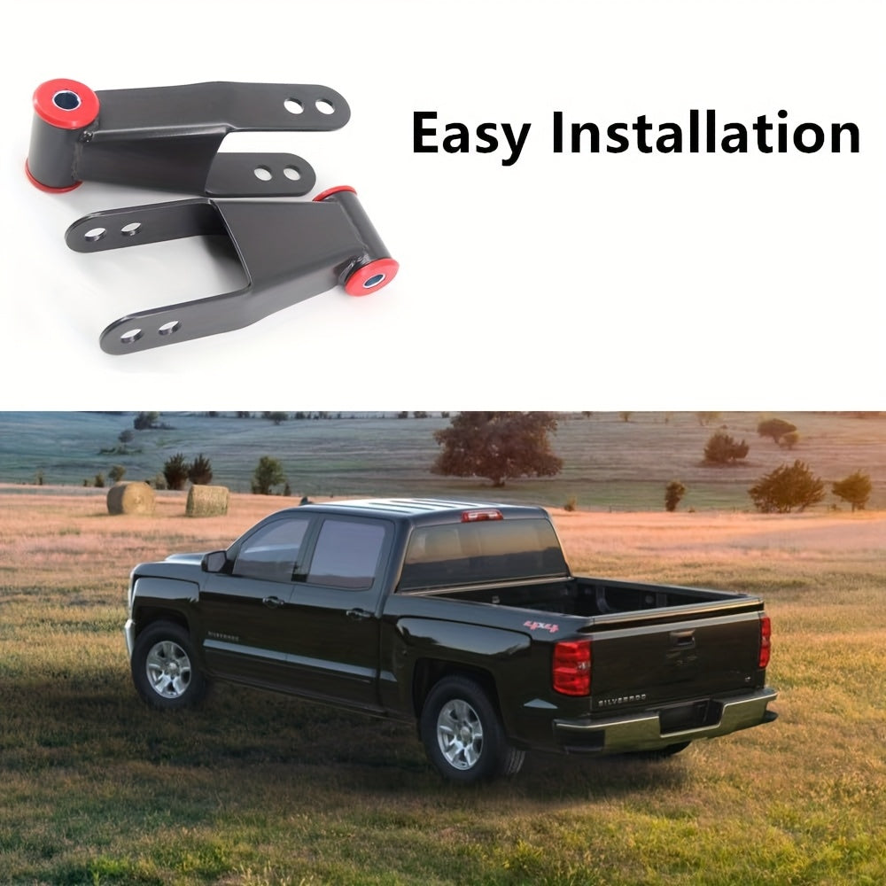 Универсальный комплект задней подвески с понижением на 2 дюйма для грузовиков 1988–2018 годов