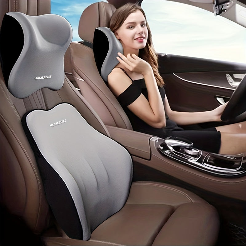 Car Lumbar Support Pillow Made from Memory Foam for Back Pain Relief