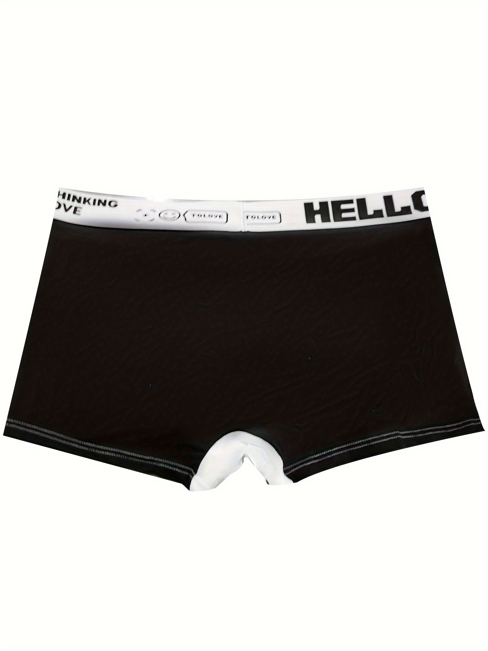 Men's Cotton Blend Boxer Briefs Set of 3 Color Block Breathable Casual Underwear