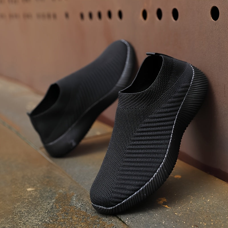 Ayollar uchun nafas oluvchi slip-on sport poyafzallari yengil mato kundalik ichki tashqi