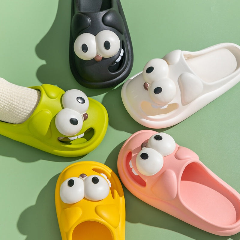 Women's Cartoon Pillow Slides Soft Sole Non-slip EVA Casual Beach Slides