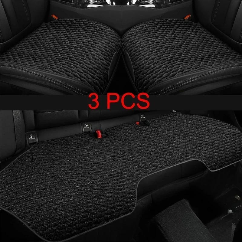 Universal Black Car Seat Cover Durable Quilted Polyester Fits Most Vehicles