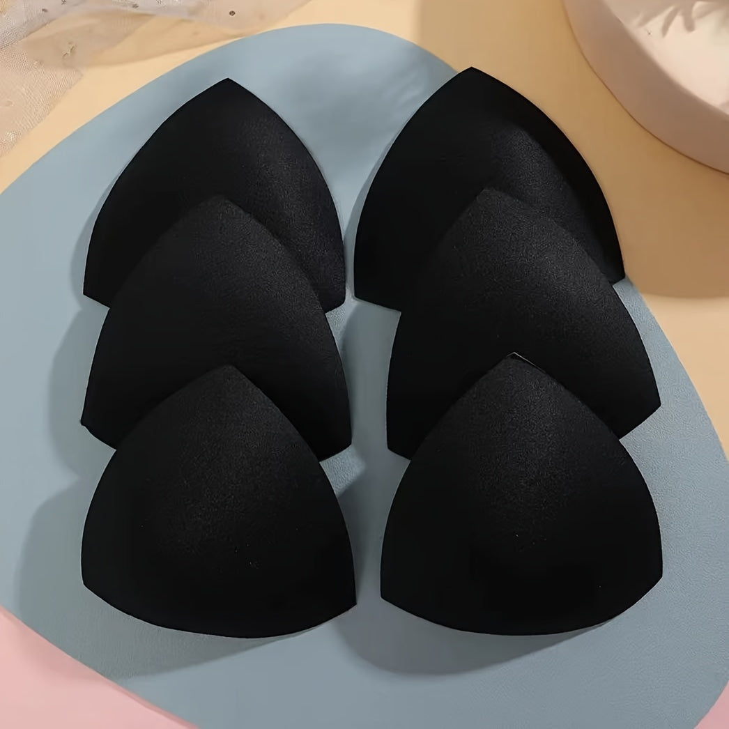 Women's Invisible Triangular Sponge Bra Pads Set for Support and Enhancement