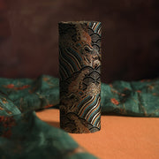 Zamonaviy Vintage Brokat Ko'zoynak Qutisi, Erkaklar va Ayollar uchun Mustahkam Saqlash Qutisi