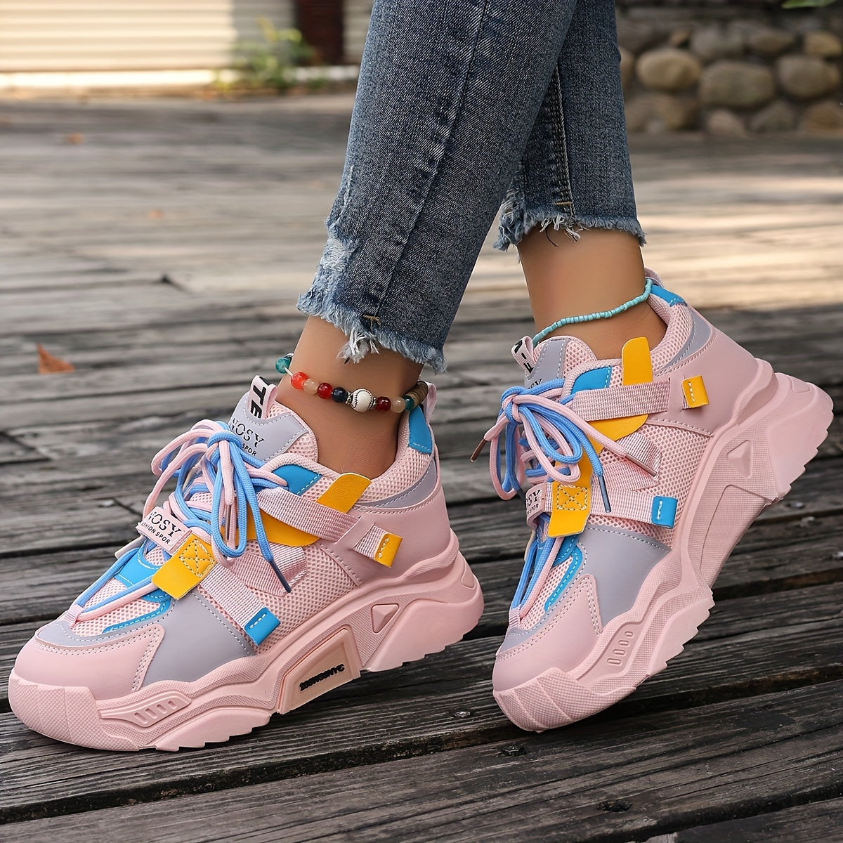 Women's Casual Mesh Sneakers Lightweight Breathable Non-slip Shoes