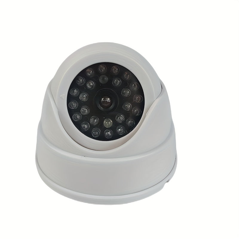 White Fake Security Camera for Home Surveillance Anti-Theft Conch Simulation Monitor