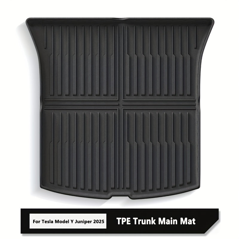 Rear Trunk Mat for Model Y 2025+ TPE All Weather Full Coverage Cargo Liner